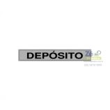 Placa Sinalização - Depósito