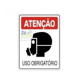 Placa Sinalização - Uso Obrigatório de Máscara de Proteção