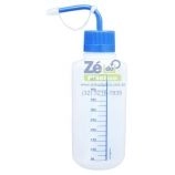 Pisseta Transparente Bico Curvo 500 ML