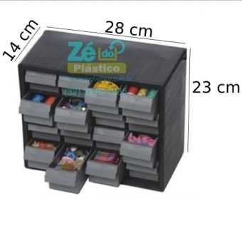 Gaveteiro - 16 Gavetas Pequenas 7000