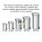 Lixeira Redonda Inox com Pedal 3 Litros