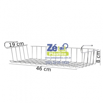 CESTO PRATELEIRA DE ENCAIXAR 48 CM - AR1827